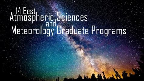 meteorology graduate programs